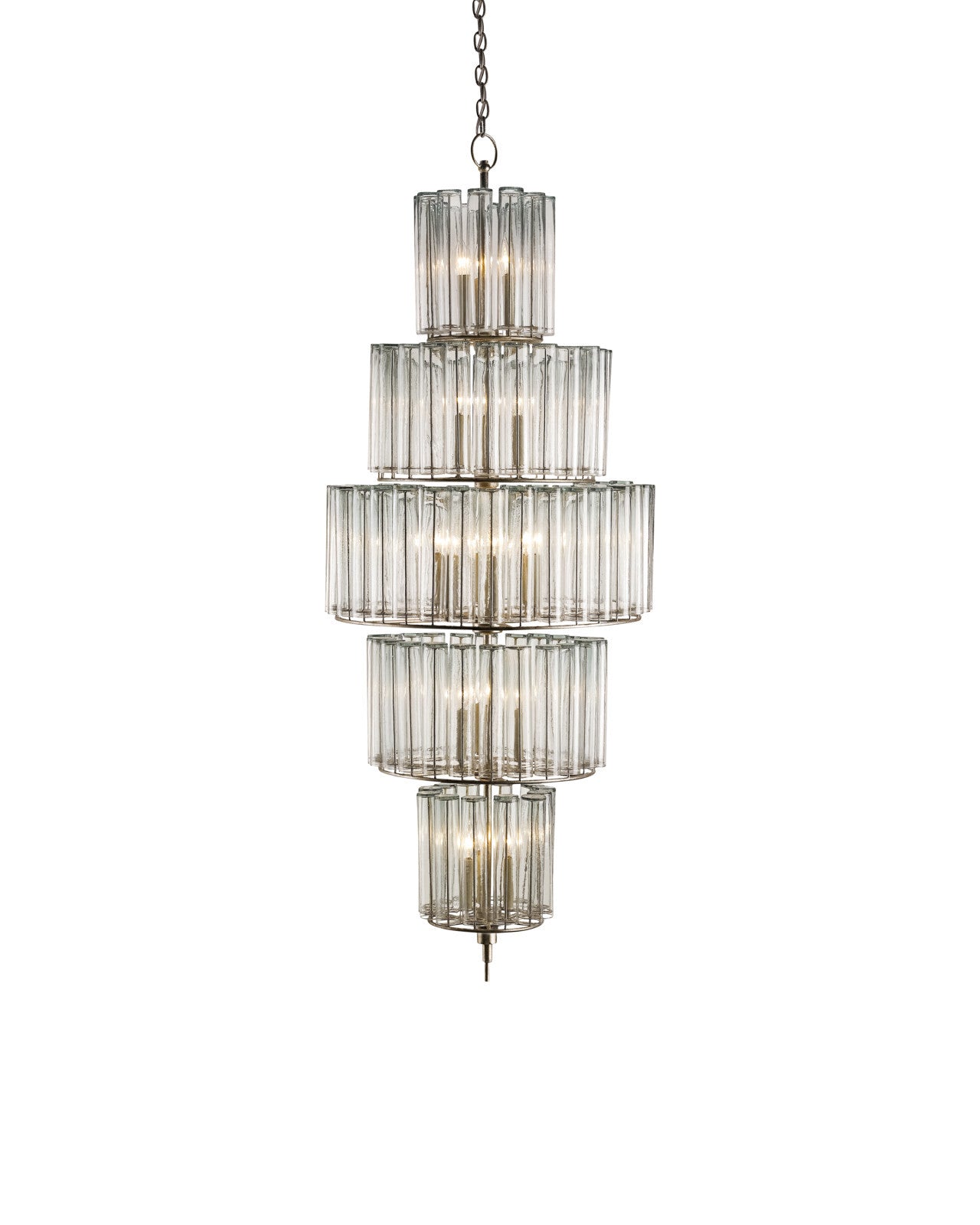 Bevilacqua Large Glass Chandelier by Currey & Co. *