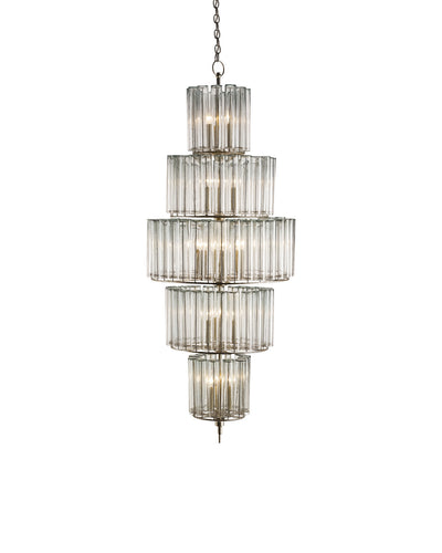 Bevilacqua Large Glass Chandelier by Currey & Co.