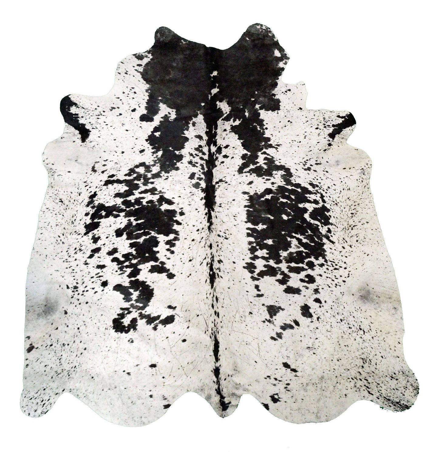 Cow Hides Salt & Pepper: Black