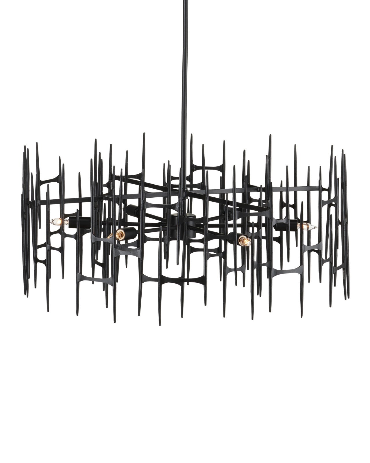 Attingham Black Chandelier By Currey & Co. *