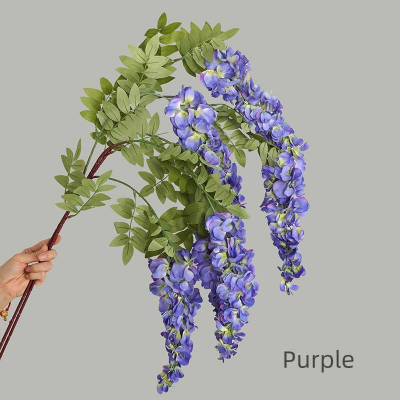 Artificial Wisteria White *