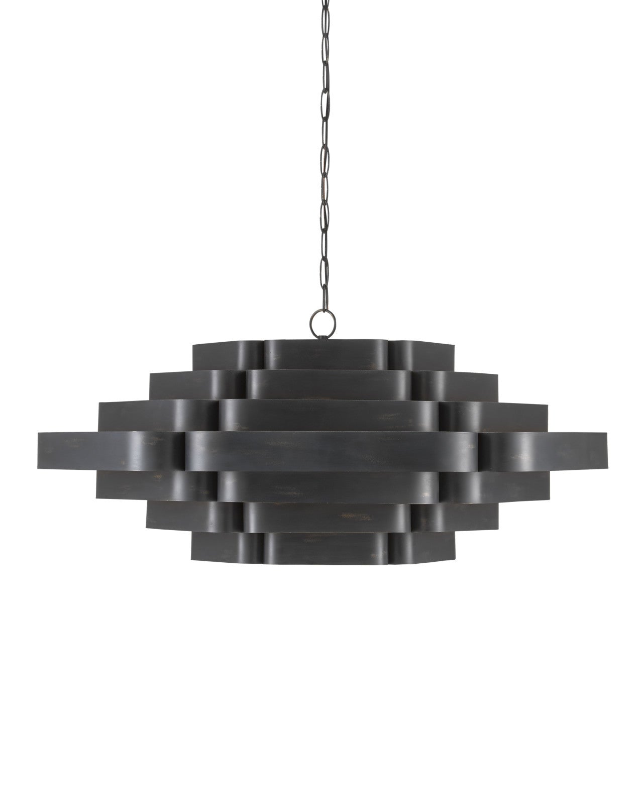 Bailey Black Chandelier By Currey & Co. *