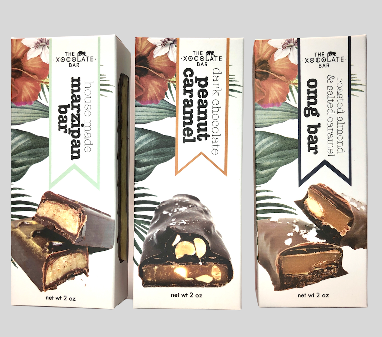 OMG Bar - Organic fair trade dark chocolate, caramel, almond