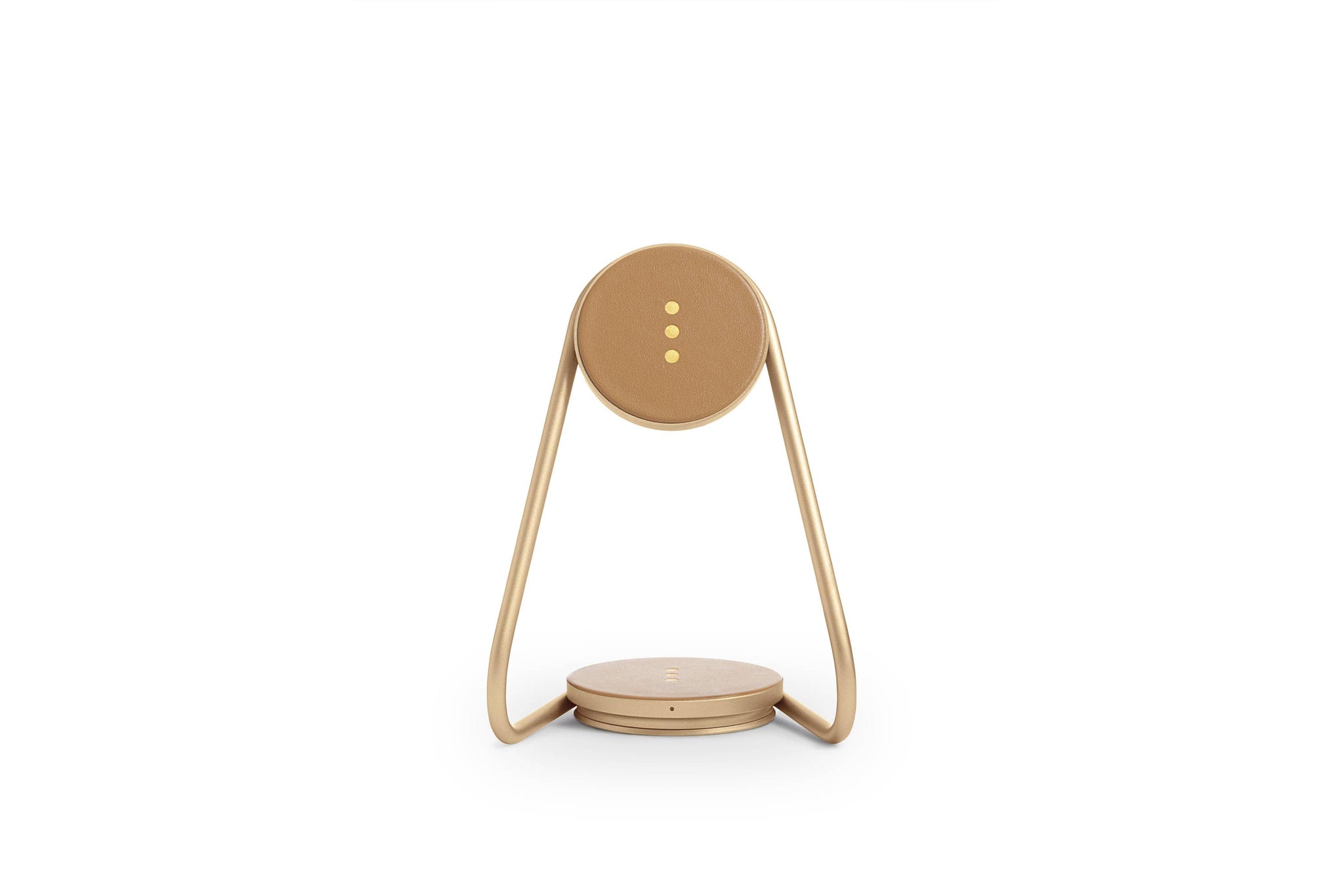 MAG:2 Leather Wireless Charger Stand - Saddle *