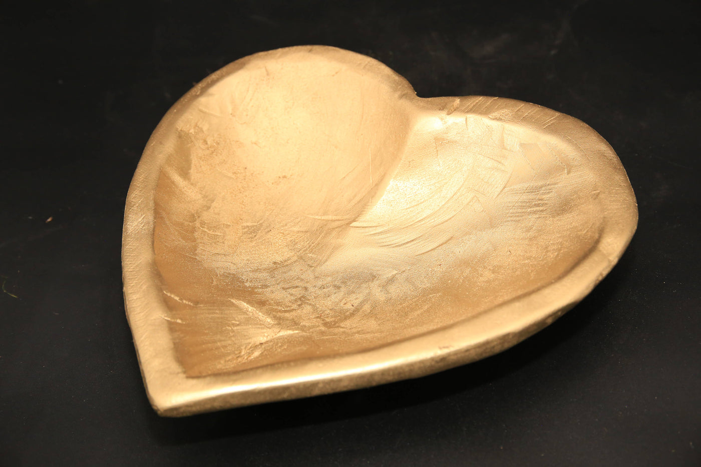 Small Heart Bowl: Natural / 11x12x2.5