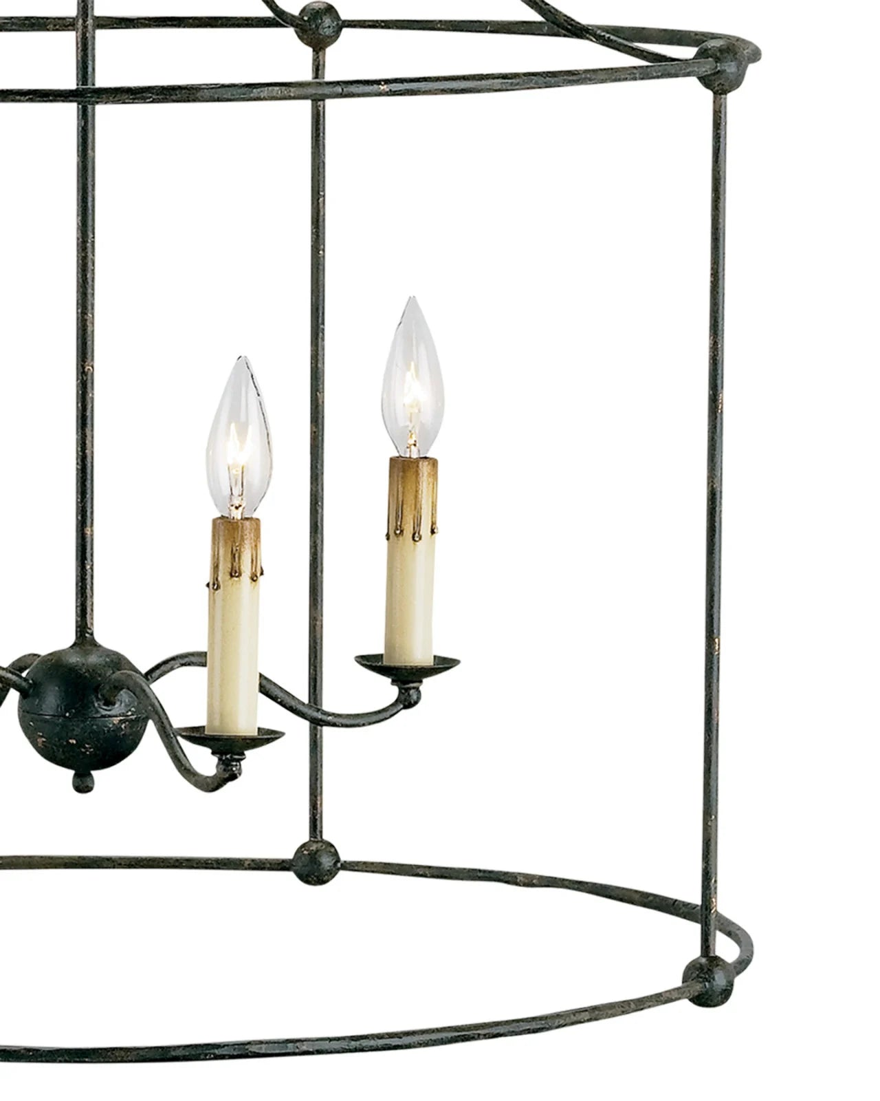 Fitzjames Large Black Lantern by Currey & Co. *