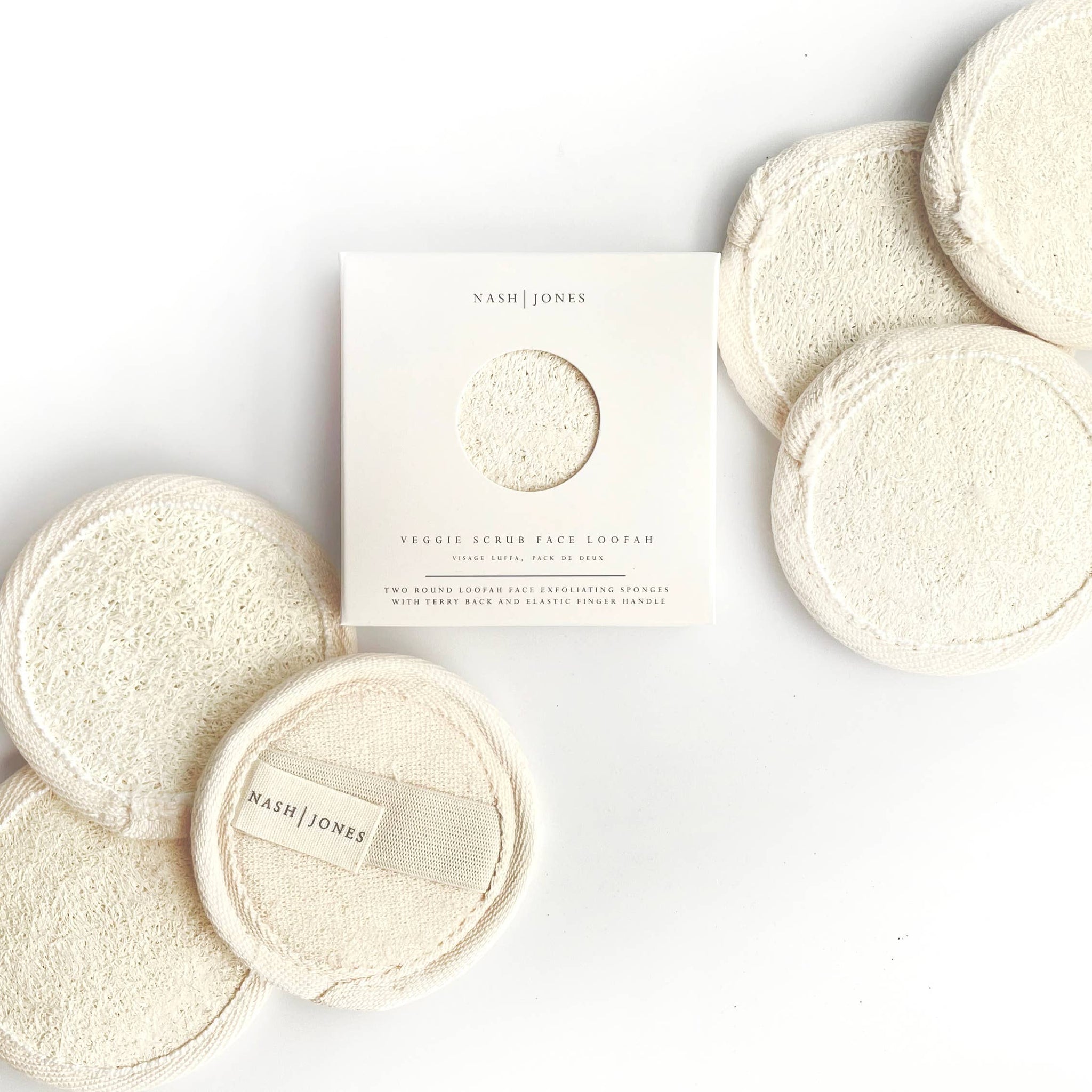 Vegetable Loofah Sponges: Face Loofah 2 Pack *