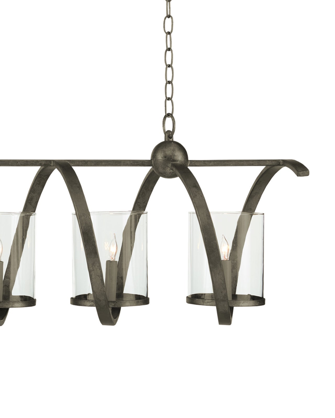 Maximus Medium Bronze Chandelier by Currey & Co. *