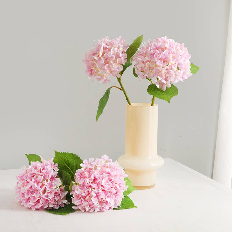 Artificial Hydrangea Blossom White