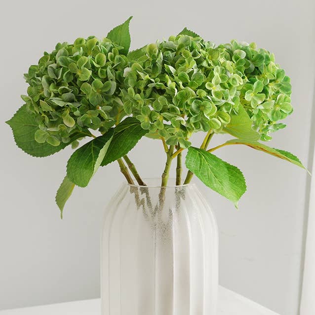 Artificial Hydrangea Blossom White