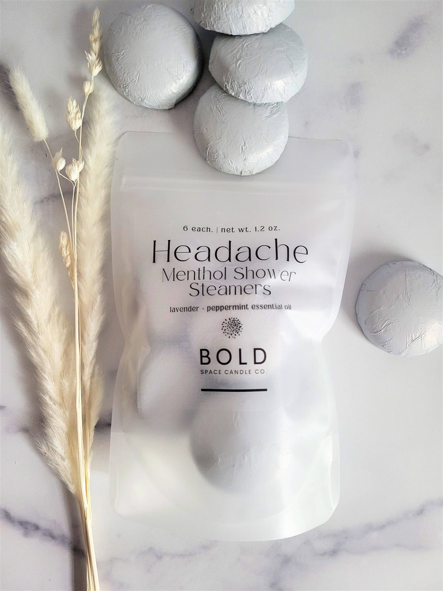 Headache Lavender & Peppermint Menthol Shower Steamers *