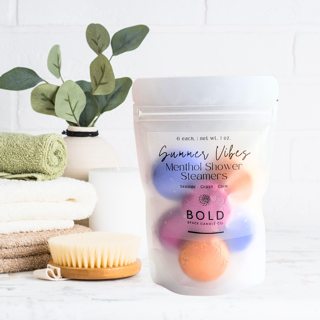 Summer Vibes | Menthol Shower Steamer Pack | 3 Scents *