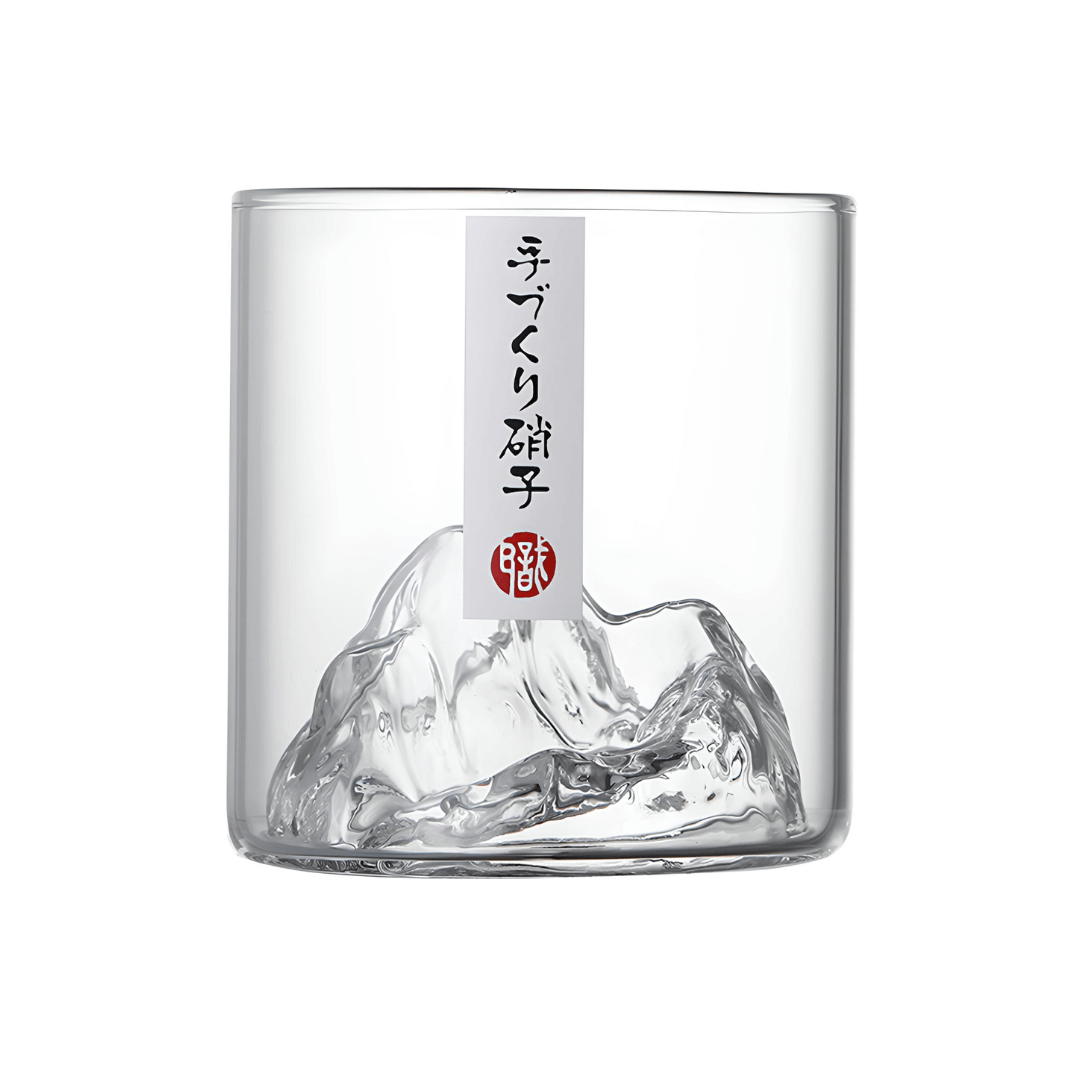 Mount Fuji Japanese Crystal Whisky Glass