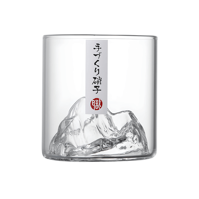 Mount Fuji Japanese Crystal Whisky Glass