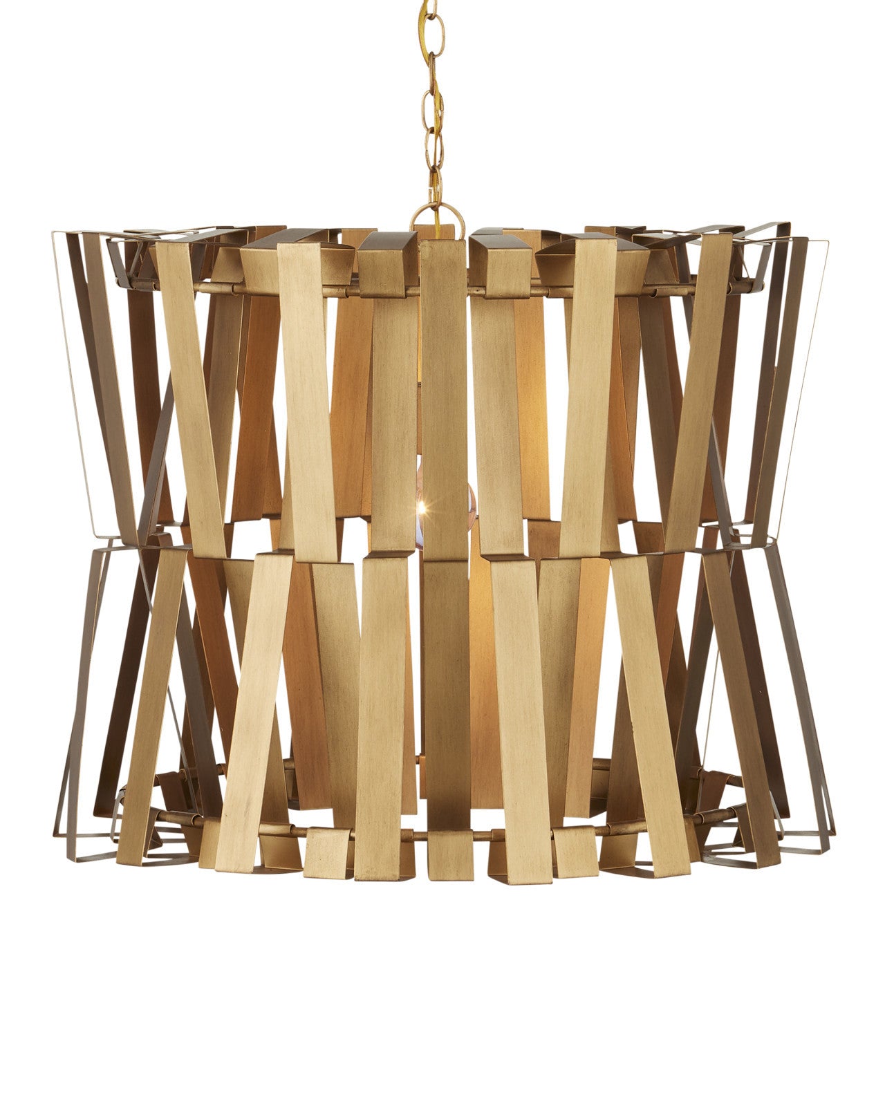 Chaconne Brass Chandelier by Currey & Co. *