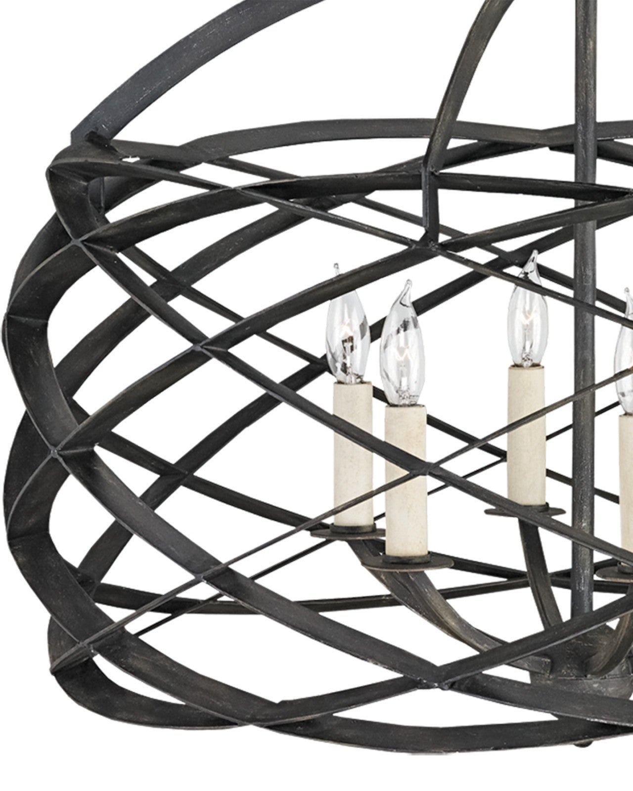 Horatio Black Chandelier by Currey & Co.