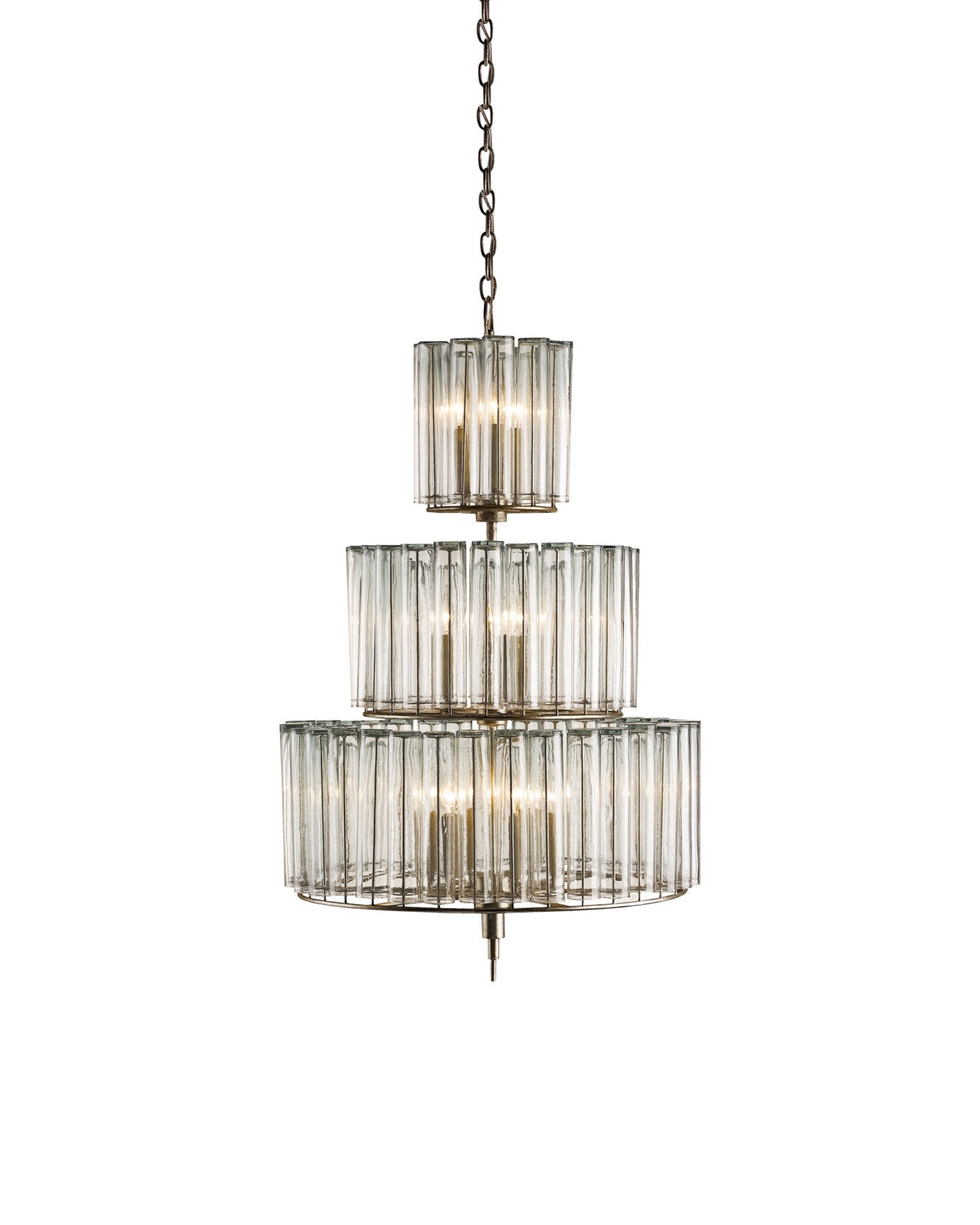 Bevilacqua Medium Glass Chandelier by Currey & Co. *
