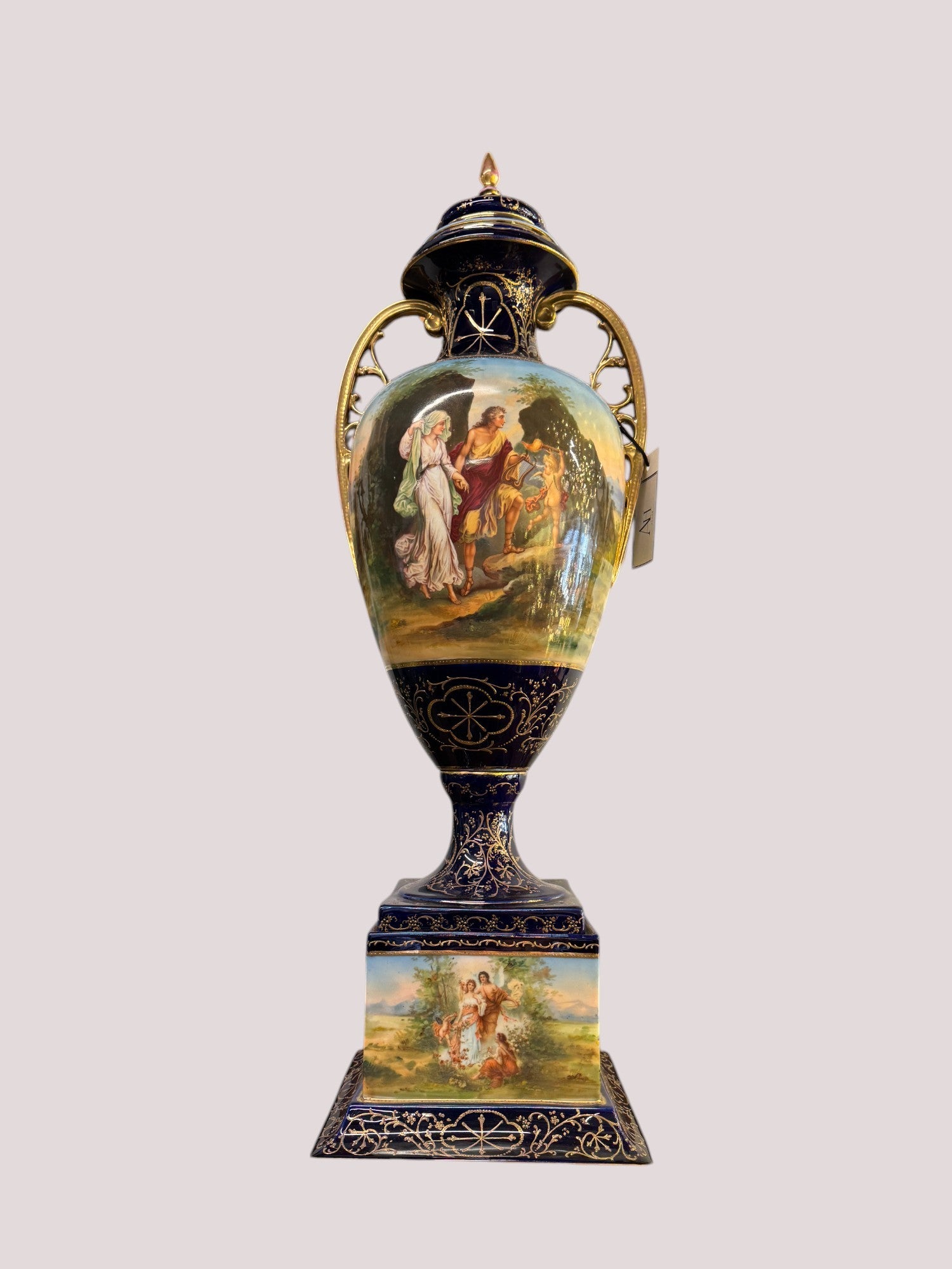 Royal Vienna Porcelian Hand Painted Vase