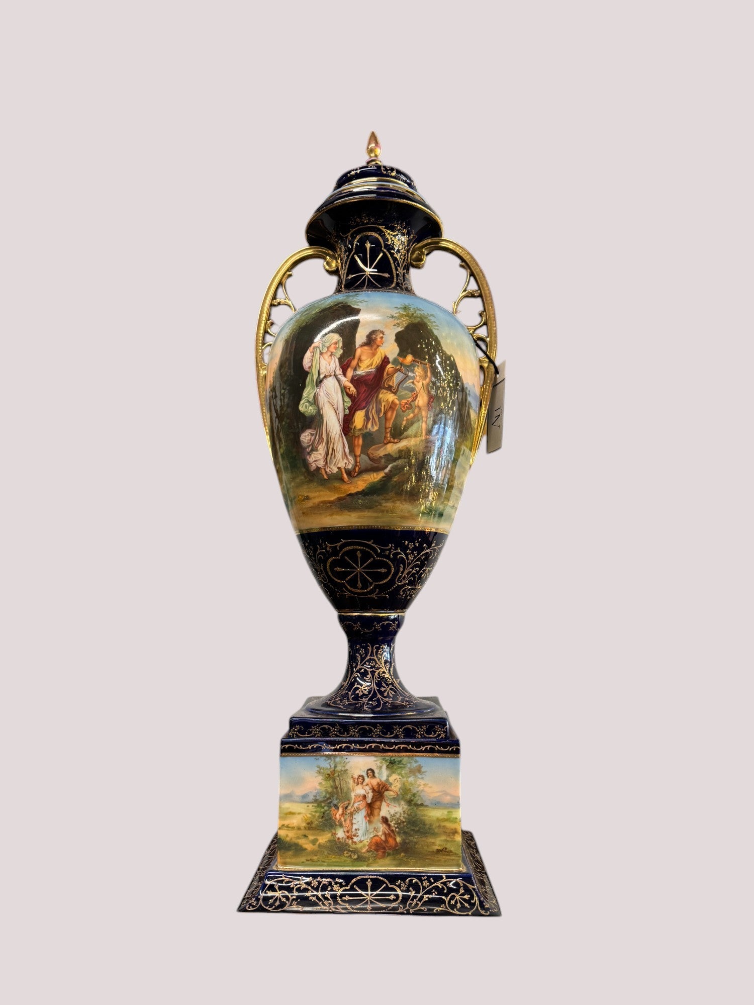 Royal Vienna Porcelian Hand Painted Vase