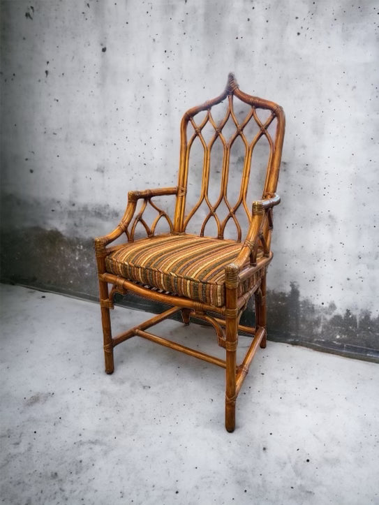 McGUIRE Mid Century Ratton Gothic Chair (Quantity of 2)