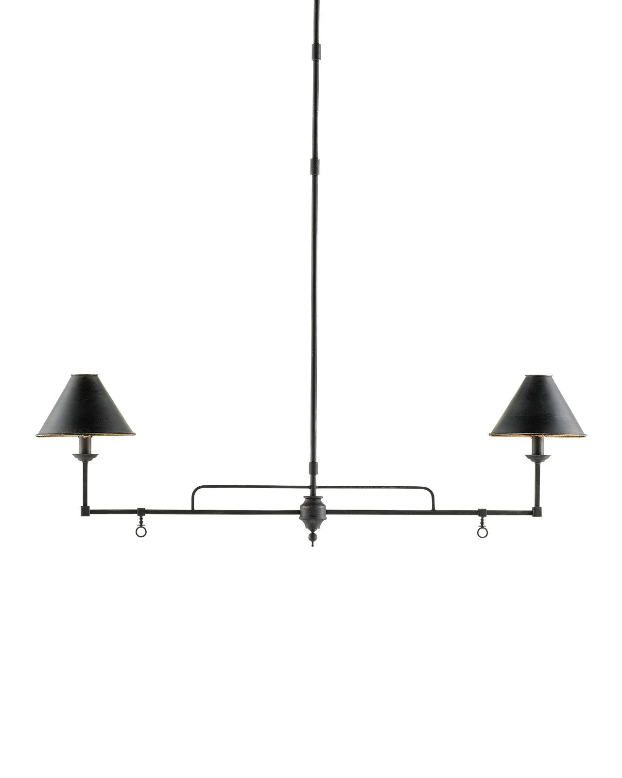 Prosperity Black Rectangular Chandelier by Currey & Co. *
