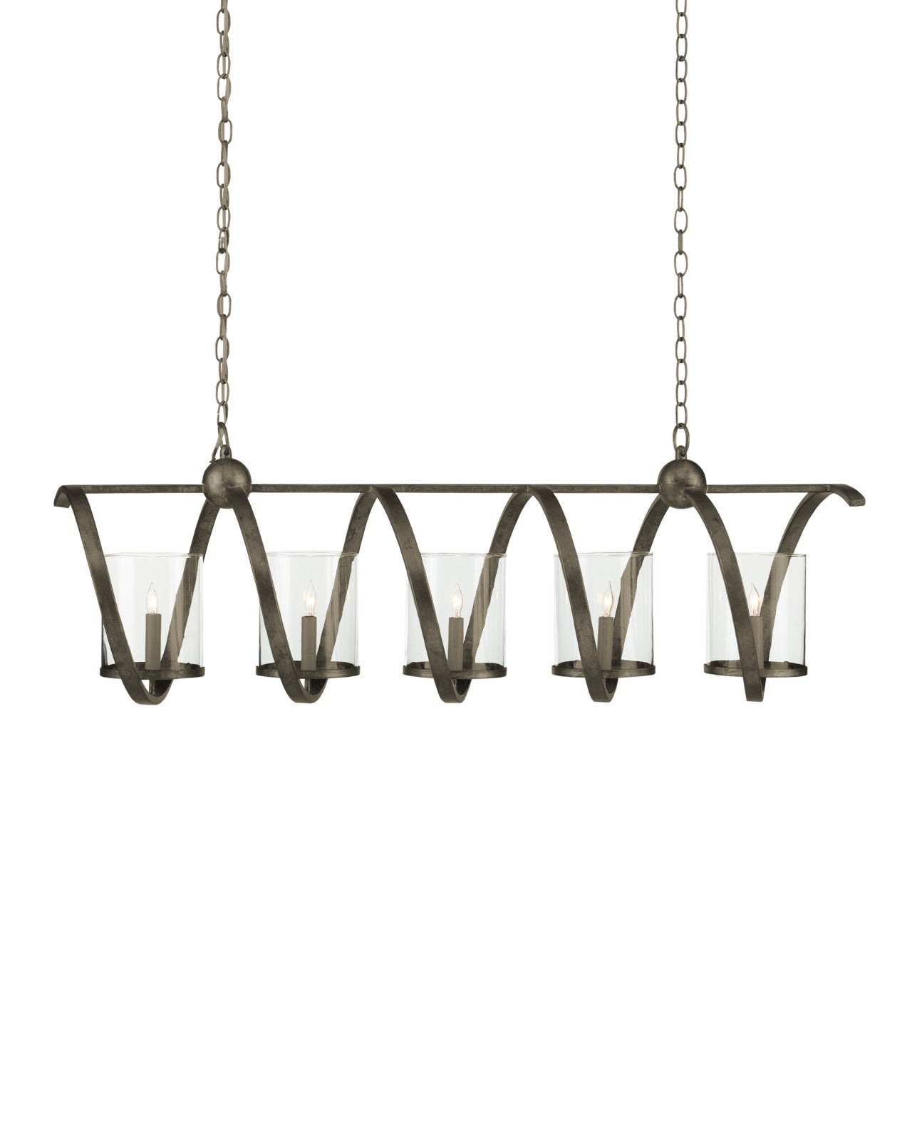 Maximus Medium Bronze Chandelier by Currey & Co. *