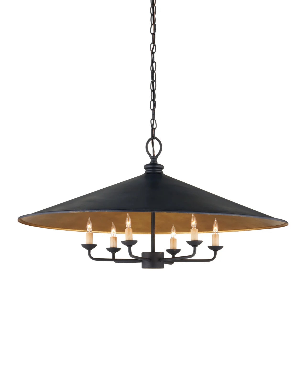 Brussels Black Chandelier by Currey & Co. *