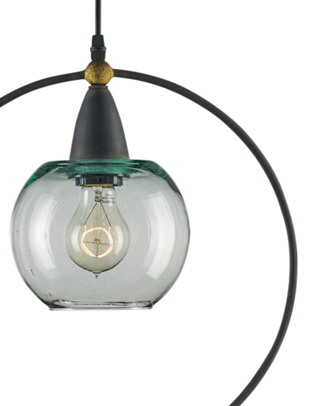 Moorsgate Black Pendant by Currey & Co. *