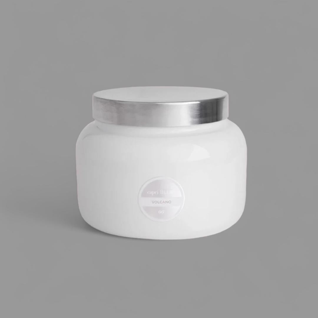 Volcano White Jumbo Jar, 48 oz CAPRI