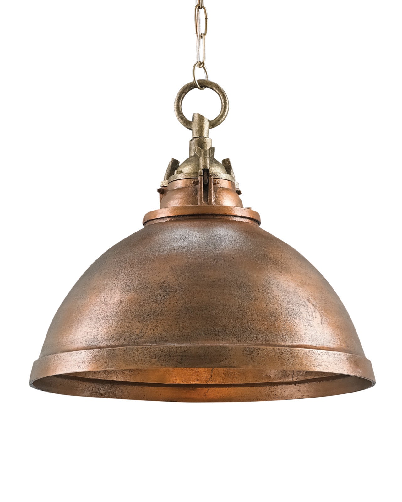 Admiral Brass Pendant by Currey & Co.
